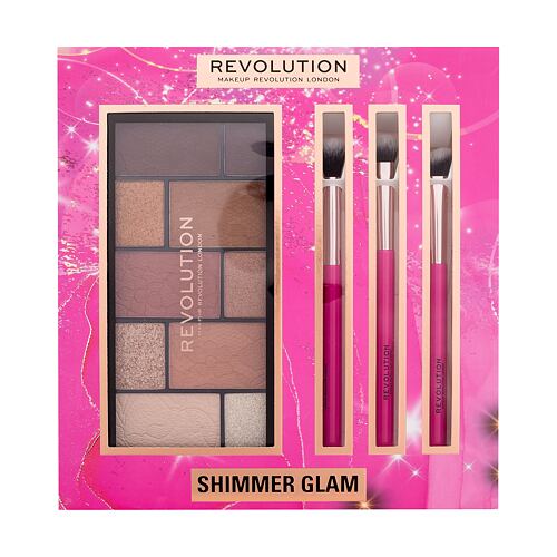 Oční stín Makeup Revolution London Shimmer Glam Eye Gift Set 27 g Kazeta