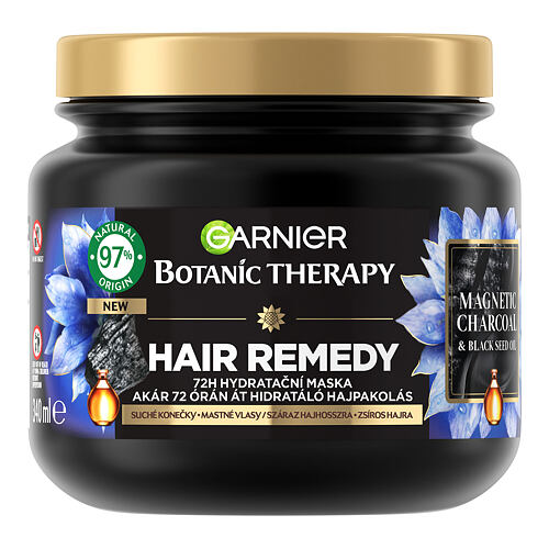 Maska na vlasy Garnier Botanic Therapy Magnetic Charcoal Hair Remedy 340 ml