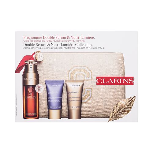 Pleťové sérum Clarins Double Serum & Nutri-Lumiére Collection 50 ml Kazeta