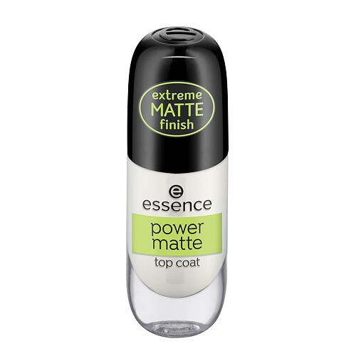 Lak na nehty Essence Power Matte Top Coat 8 ml