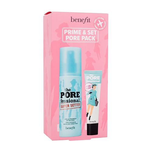 Fixátor make-upu Benefit Prime & Set Pore Pack 120 ml Kazeta