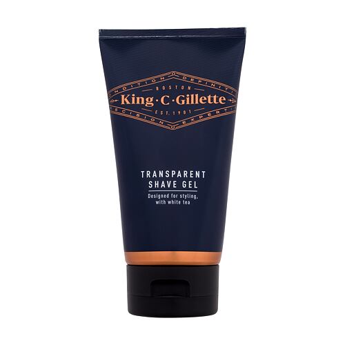 Gel na holení Gillette King C. Transparent Shave Gel 150 ml