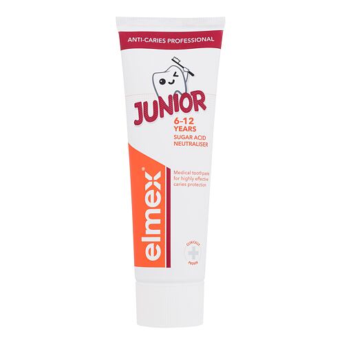 Zubní pasta Elmex Anti-Caries Professional Junior 6-12 Years 75 ml poškozená krabička