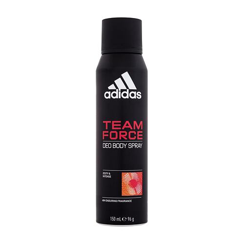 Deodorant Adidas Team Force Deo Body Spray 48H 150 ml poškozený flakon