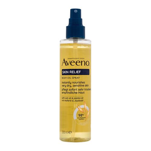 Tělový olej Aveeno Skin Relief Body Oil Spray 200 ml poškozený flakon