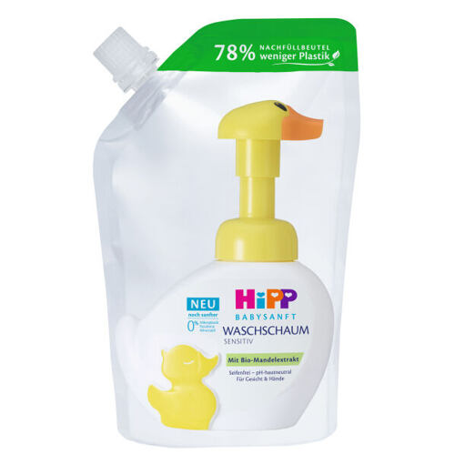 Tekuté mýdlo Hipp Babysanft Washing Foam Náplň 250 ml