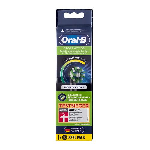 Náhradní hlavice Oral-B CrossAction Black Edition 10 ks poškozená krabička