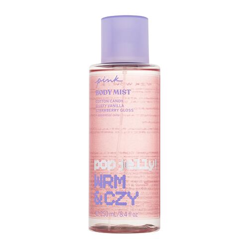 Tělový sprej Pink Pop Jelly! Warm & Cozy 250 ml poškozený flakon