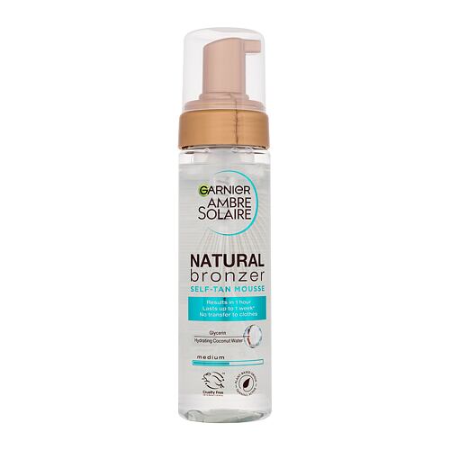 Samoopalovací přípravek Garnier Ambre Solaire Natural Bronzer Self Tan Mousse 200 ml poškozený flakon
