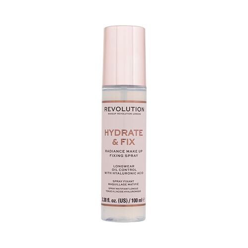 Fixátor make-upu Makeup Revolution London Hydrate & Fix Radiance Make Up Fixing Spray 100 ml