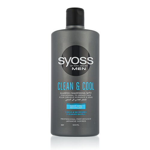 Šampon Syoss Men Clean & Cool 500 ml