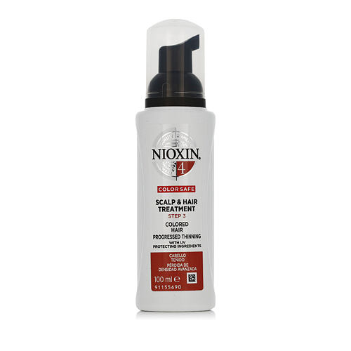Bezoplachová péče Nioxin System 4 Color Safe Scalp & Hair Treatment 100 ml