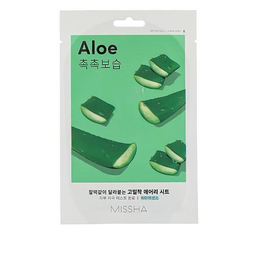 Pleťová maska Missha Airy Fit Sheet Mask Aloe 19 g