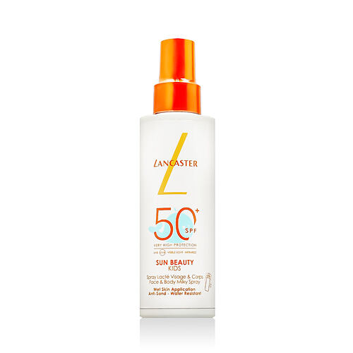 Opalovací přípravek na tělo Lancaster Sun Beauty Face & Body Milky Spray SPF50+ 150 ml