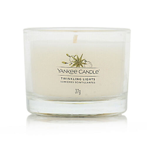 Vonná svíčka Yankee Candle Twinkling Lights 37 g Kazeta