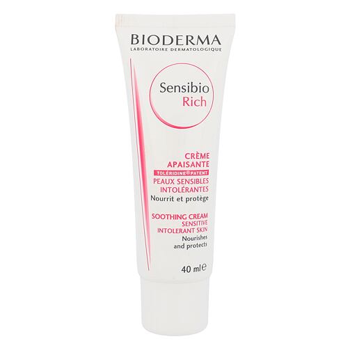 Denní pleťový krém BIODERMA Sensibio Rich Soothing Cream 40 ml poškozená krabička