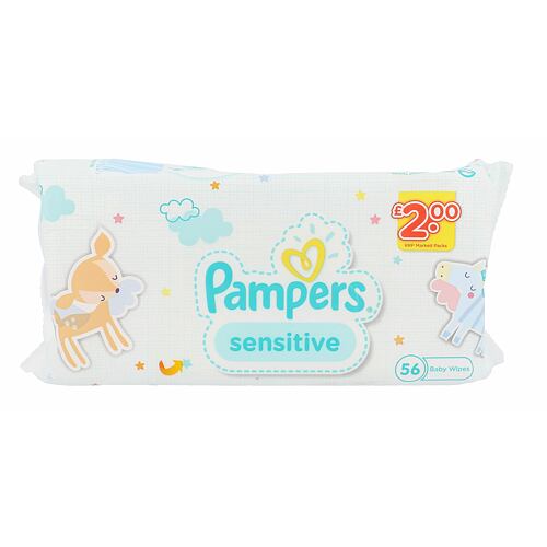 Čisticí ubrousky Pampers Baby Wipes Sensitive 56 ks