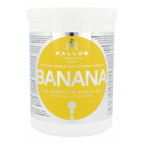 Maska na vlasy Kallos Cosmetics Banana 1000 ml