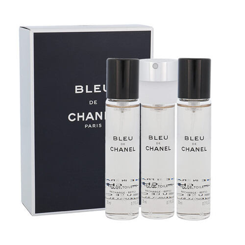Toaletní voda Chanel Bleu de Chanel Náplň 3x20 ml poškozená krabička