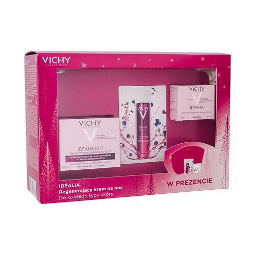 Noční pleťový krém Vichy Idéalia Recovery Gel-Balm 50 ml Kazeta