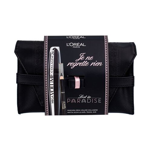 Řasenka L'Oréal Paris Mega Volume Collagene 24h 9 ml Extra Black Kazeta