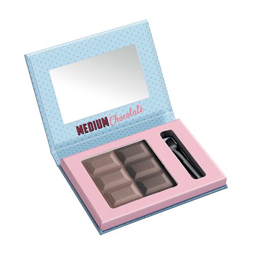 Set a paletka na obočí Misslyn Chocolate Brow Duo 5 g 4 Medium Chocolate