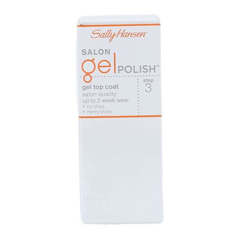 Lak na nehty Sally Hansen Salon Gel Polish Step 3 Gel Top Coat 4 ml poškozená krabička