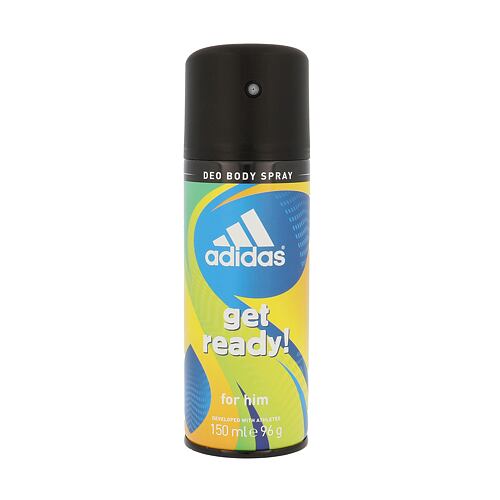 Deodorant Adidas Get Ready! For Him 150 ml poškozený flakon