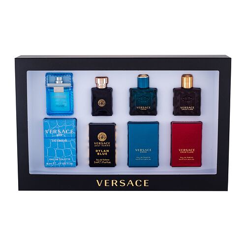 Toaletní voda Versace Mini Set 1 4x5 ml poškozená krabička Kazeta