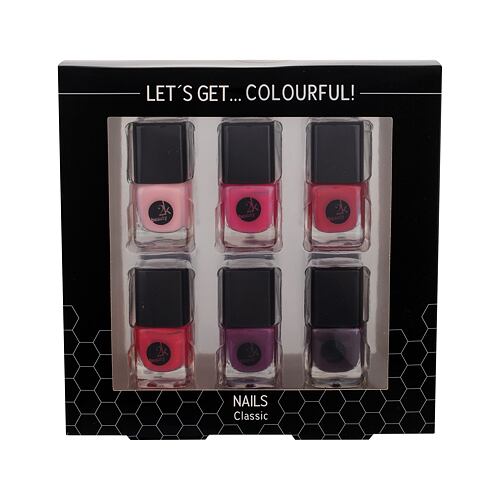 Lak na nehty 2K Let´s Get Colourful! Classics 5 ml poškozená krabička Kazeta