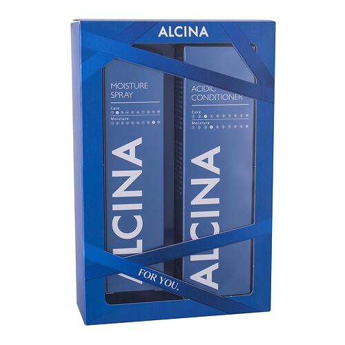 Balzám na vlasy ALCINA Acidic Conditioner Moisture Set 250 ml Kazeta