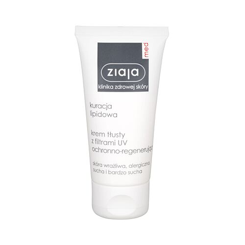 Denní pleťový krém Ziaja Med Lipid Treatment UV Filters 50 ml poškozená krabička