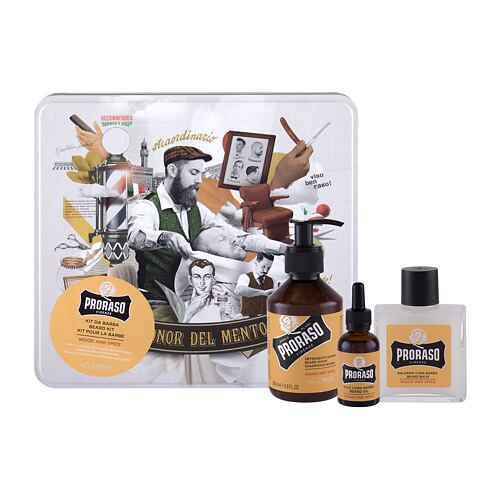 Šampon na vousy PRORASO Wood & Spice  Beard Wash 200 ml Kazeta