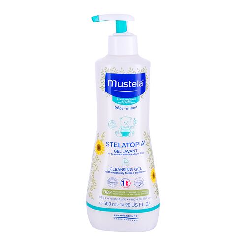 Sprchový gel Mustela Bébé Stelatopia Cleansing Gel 500 ml