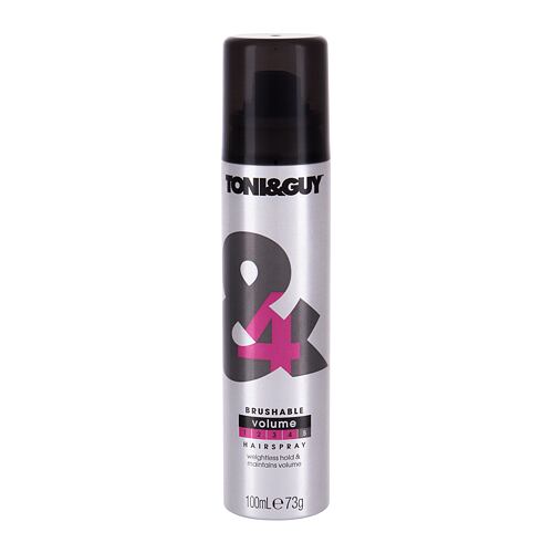 Lak na vlasy TONI&GUY Volume Brushable 100 ml poškozený flakon