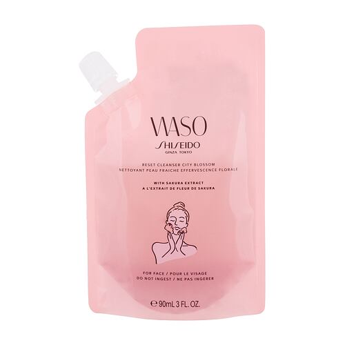 Čisticí gel Shiseido Waso Reset Cleanser City Blossom 90 ml