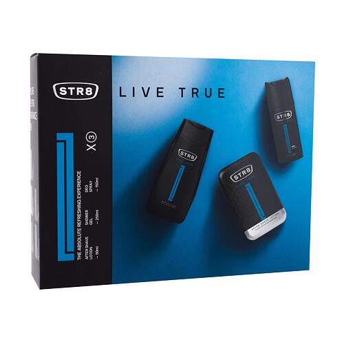 Voda po holení STR8 Live True 50 ml poškozená krabička Kazeta