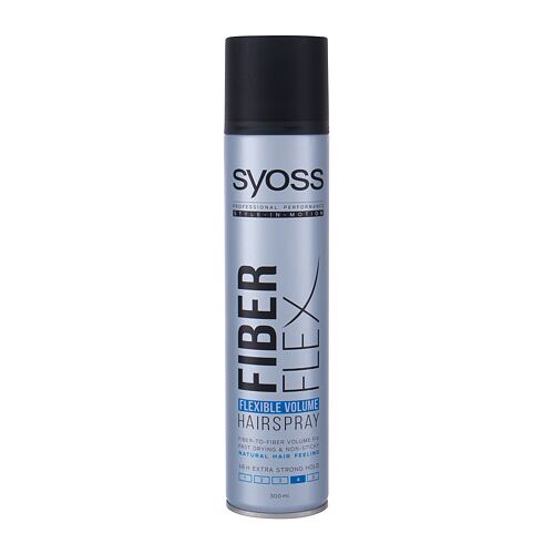 Lak na vlasy Syoss Fiber Flex Flexible Volume 300 ml poškozený flakon