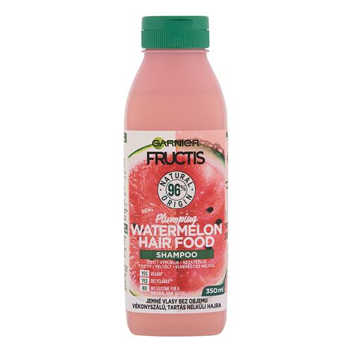 Šampon Garnier Fructis Hair Food Watermelon Plumping Shampoo 350 ml