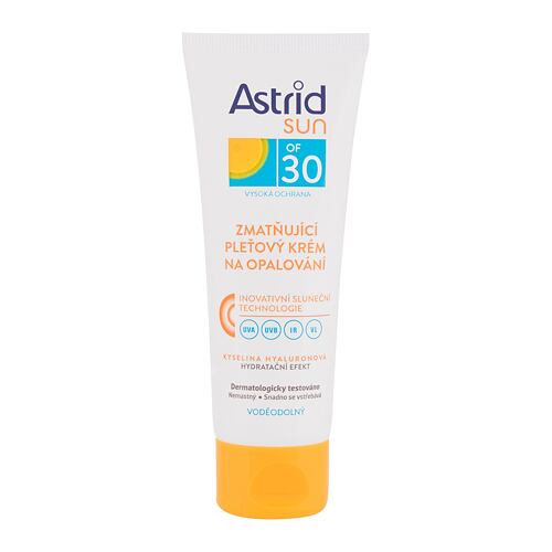 Opalovací přípravek na obličej Astrid Sun Moisturizing Face Cream SPF30 75 ml