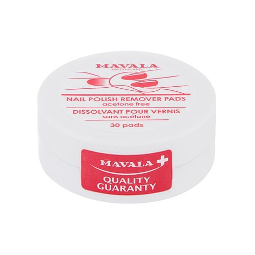 Odlakovač nehtů MAVALA Nail Polish Remover Pads 30 ks