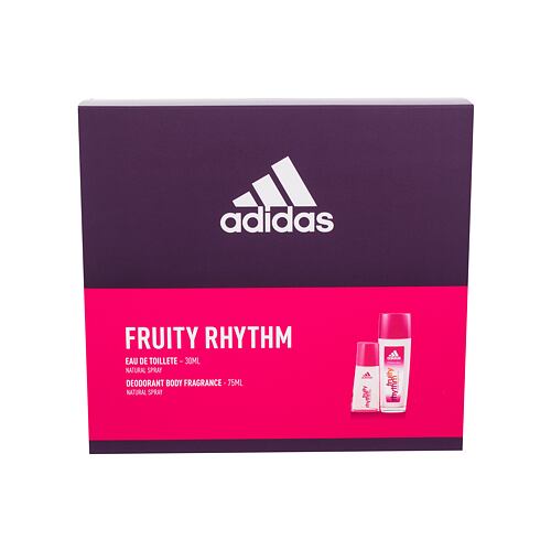 Toaletní voda Adidas Fruity Rhythm For Women 30 ml poškozená krabička Kazeta