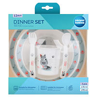 Nádobí Canpol babies Cute Animals Dinner Set Dog 270 ml