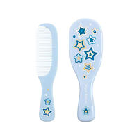 Hřeben na vlasy Canpol babies Newborn Baby Baby Brush With Comb Stars 1 ks