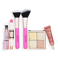 Rozjasňovač Makeup Revolution London Blush & Glow Gift Set 9,6 g Kazeta