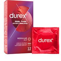 Kondomy Durex Feel Thin Extra Lubricated 12 ks