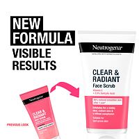 Peeling Neutrogena Clear & Radiant Face Scrub 150 ml