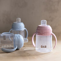 Hrneček LOVI First Cup With Spout Pink 6m+ 150 ml