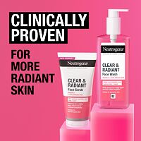 Peeling Neutrogena Clear & Radiant Face Scrub 150 ml